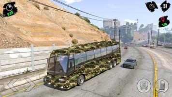 Real Army Bus Driving Games 3D screenshot 3