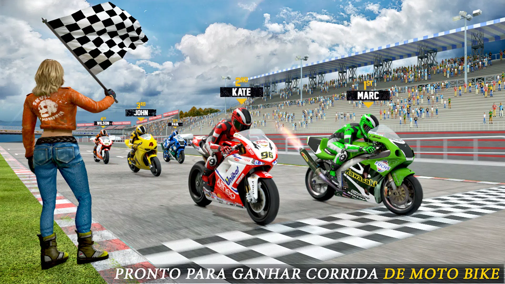 Moto Corrida Pista Velocidade Cross Arcada Grátis - Download do APK para  Android