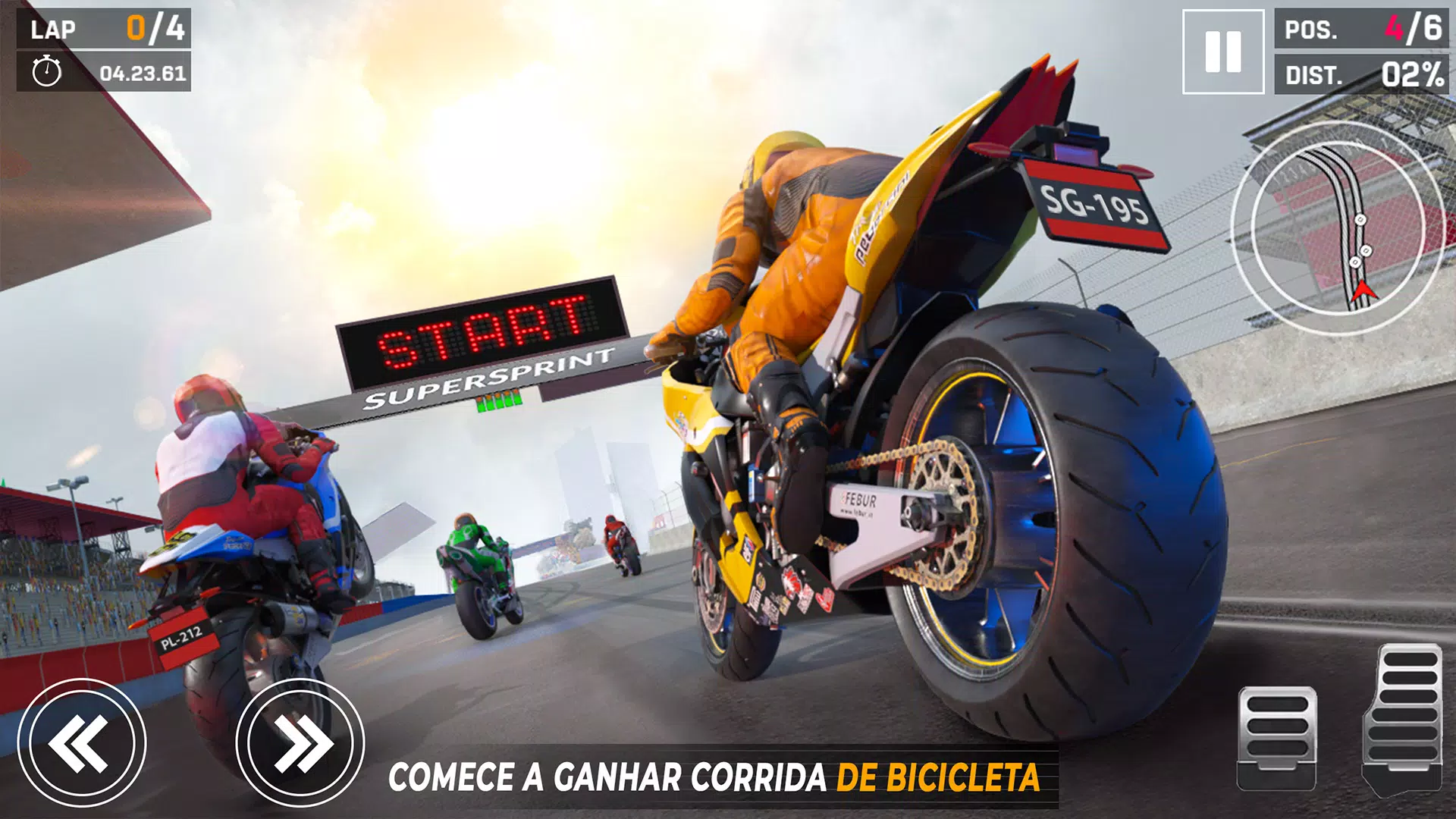 Download do APK de Jogo de moto de corrida 3d para Android