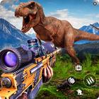 Real dinosaur Hunter games 3d أيقونة