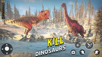 برنامه‌نما Real dinosaur Hunter games 3d عکس از صفحه