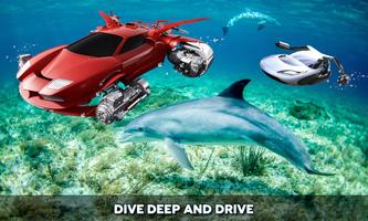 Floating Underwater Car Sim poster
