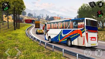 Bus Driving Coach Bus Games 3d تصوير الشاشة 1