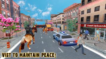 US Police Horse Criminal Chase تصوير الشاشة 1