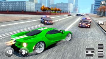 Police Car Chase Simulator 3d Affiche