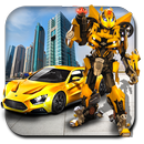 Jeux de transformateur de voiture robot réel APK