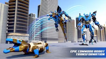Komodo Dragon Transform Robot Shooting ảnh chụp màn hình 3