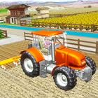 Real Modern Tractor Forming 3D icône