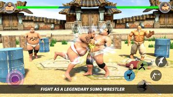 Sumo 2020: Wrestling 3D Fights capture d'écran 3