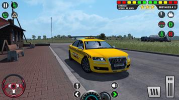 Real Taxi Car Driver Sim 3D الملصق
