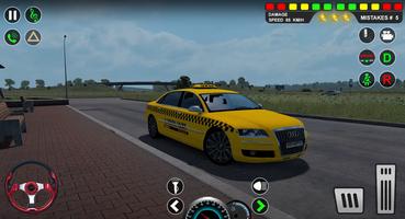 Real Taxi Car Driver Sim 3D تصوير الشاشة 2