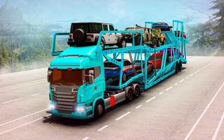 Grand Car Transport Truck: Car Driving Games capture d'écran 2