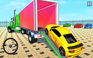 Grand Car Transport Truck: Car Driving Games पोस्टर