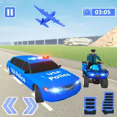 НАС полиция ATV квад транспортер игра