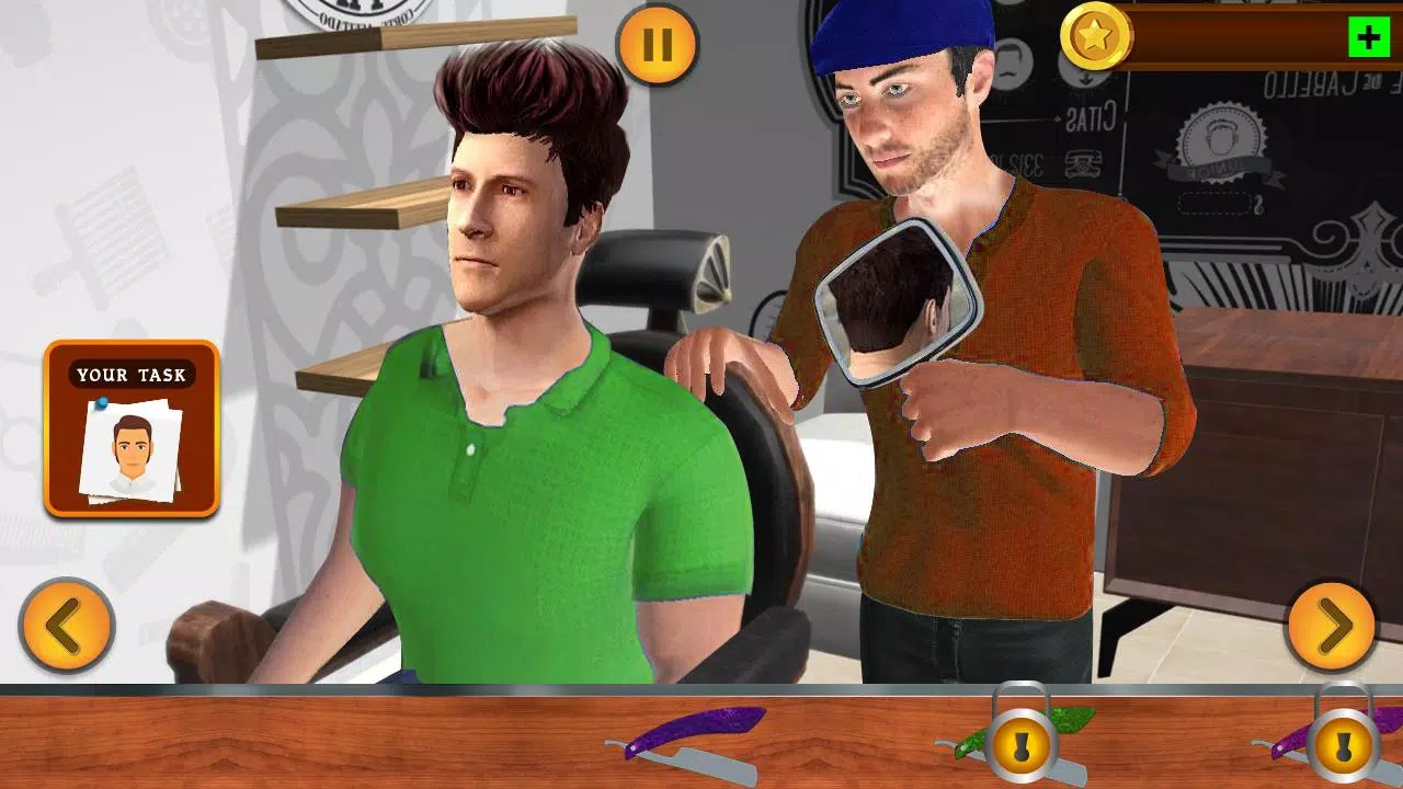 Barbearia cabeleireiro cabelo louco cortar jogo 3D - Baixar APK para  Android