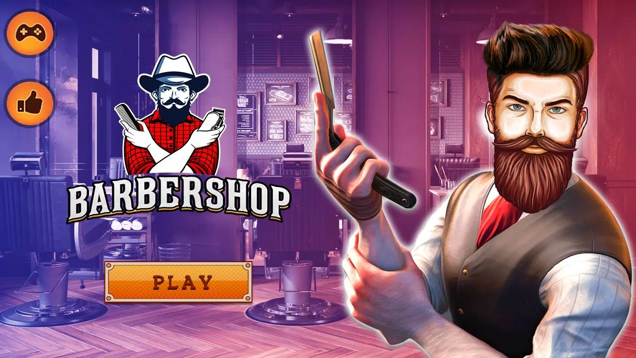 Barbearia cabeleireiro cabelo louco cortar jogo 3D - Baixar APK para  Android