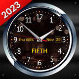 Analog Clock Wallpaper App أيقونة