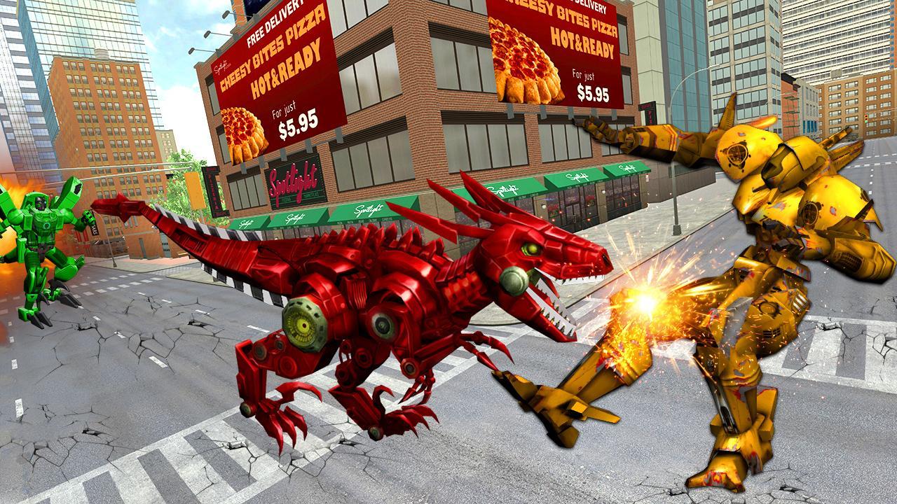 Dinosaur Robot Games : Raptor Jet Robot Transform for Android - APK Download