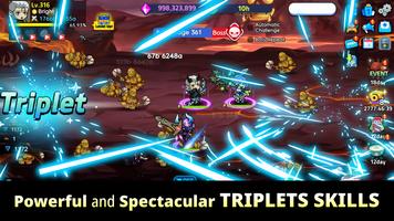 Triplet Heroes: Raising Game постер