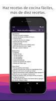 Easy cooking recipes screenshot 1