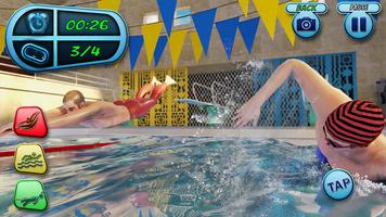 Swimming Pool Water Race Game ảnh chụp màn hình 2