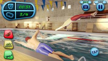 nadando piscina agua raza Game captura de pantalla 3