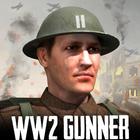 Gunner oorlog staking: ww2 sch-icoon