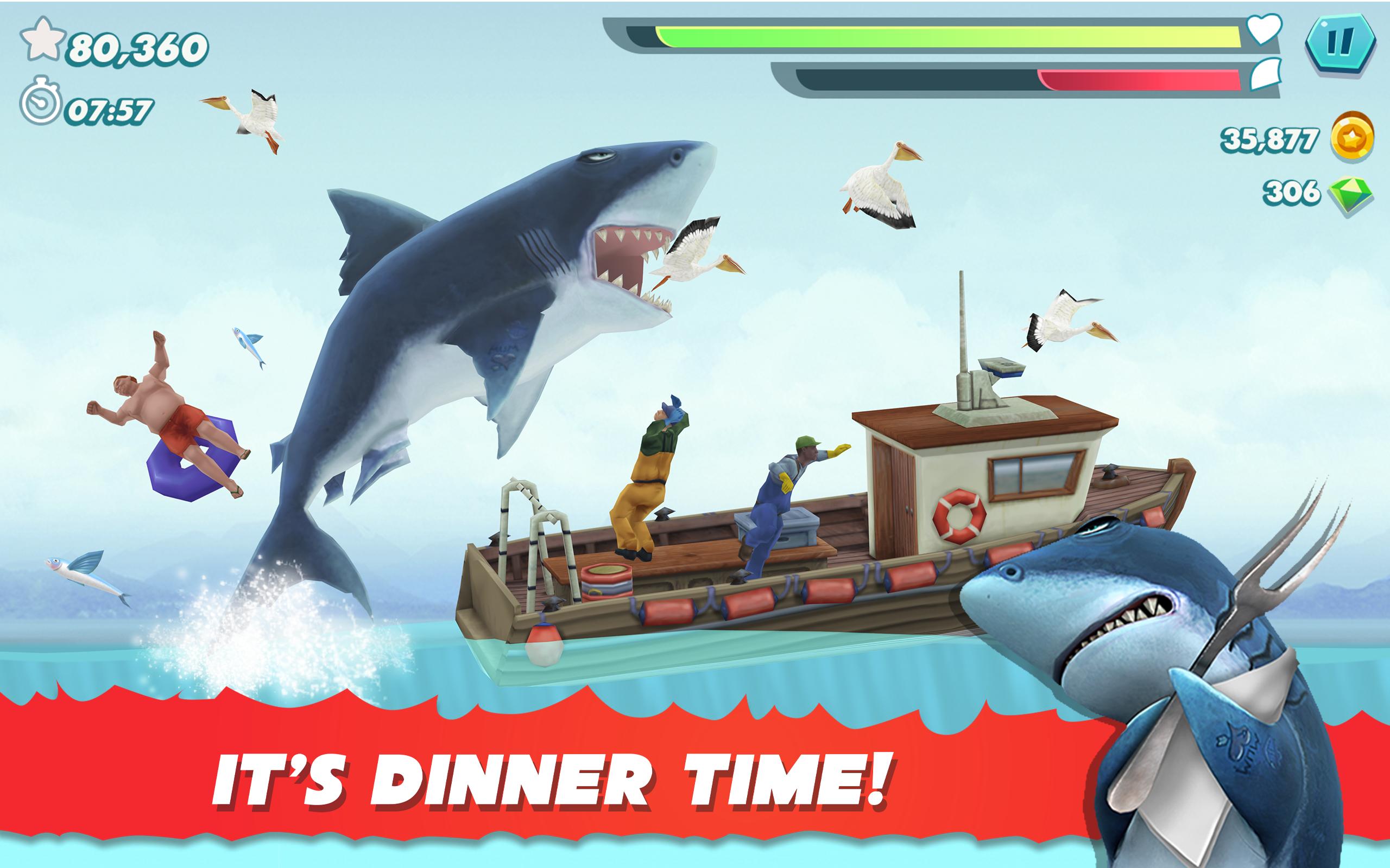 Hungry Shark For Android Apk Download - roblox shark bite gameplay shark attack that goes viral
