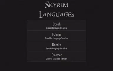Skyrim Languages XAPK download
