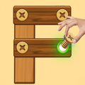 Nuts & Bolts Screw Puzzle Wood