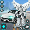 Police Eagle Robot Car Game 3d