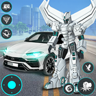 Police Eagle Robot Car Game 3d icon