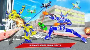 Police Eagle Robot Car Game 3d imagem de tela 3