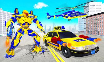 پوستر Taxi Helicopter Car Robot Game