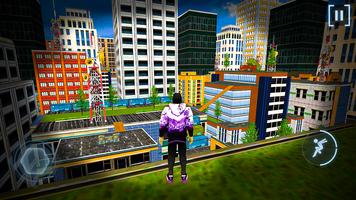 Parkour Going Up Rooftop Games ảnh chụp màn hình 1