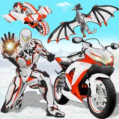 Snow Bike Transform Robot Game XAPK download