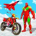 Snow Mountain Moto Bike Transform Robot Bike Games