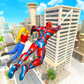 Flying Police Robot Rope Hero: Gangster Crime City