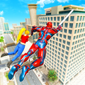 Flying Police Robot Rope Hero: Gangster Crime City