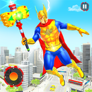 Hammer Hero Robot Rescue City-APK