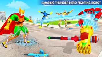 Hammer Hero Robot Rescue City پوسٹر