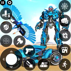 download Flying Police Robot Hero Games APK