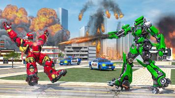 Flying Police Robot Hero Games ภาพหน้าจอ 3