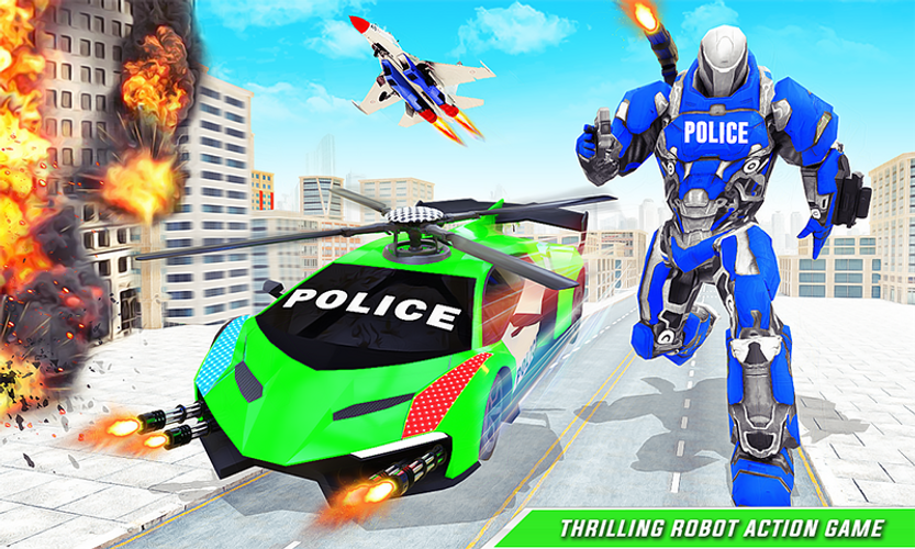 無料で 飛行警察のヘリコプター 車を作る ロボットゲーム アプリの最新版 Apkをダウンロードー Android用 飛行警察のヘリコプター 車を作る ロボットゲーム Apk の最新バージョンをダウンロード Apkfab Com Jp