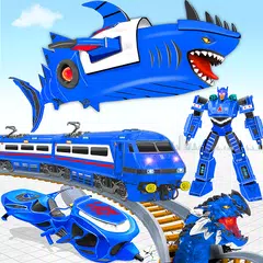 Shark Robot Transform Bike APK download