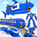 Shark Robot Transform Bike War APK