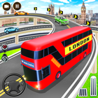 City Coach Bus Driving Sim 3D آئیکن