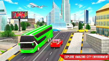 City Coach Bus Driving Sim 3D screenshot 1