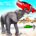 Angry Elephant Rampage Gorilla Animal City Smasher