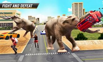 हाथी पशु सिटी क्रोध स्क्रीनशॉट 1